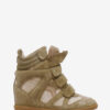 Bekett Leder-Sneaker mit Keilabsatz