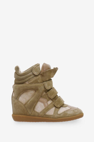 Bekett Leder-Sneaker mit Keilabsatz