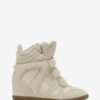 Bekett Leder-Sneaker mit Keilabsatz