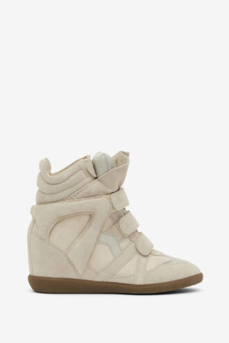 Bekett Leder-Sneaker mit Keilabsatz