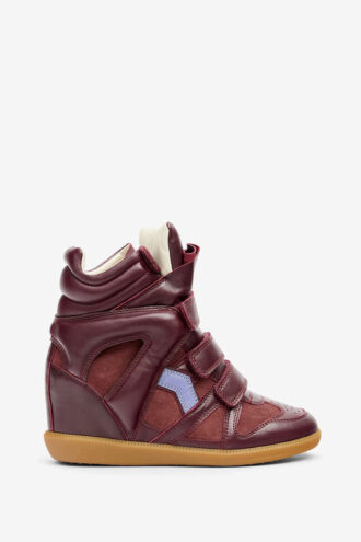 Bekett Leder-Sneaker mit Keilabsatz