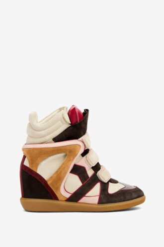 Bekett Leder-Sneaker mit Keilabsatz