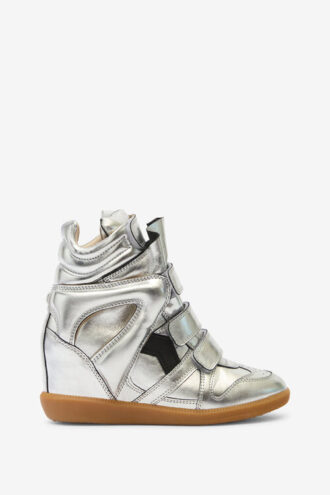 Bekett Leder-Sneaker mit Keilabsatz