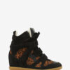 Bekett Leder-Sneaker mit Keilabsatz