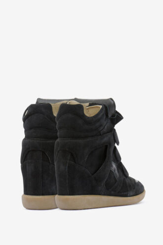 Bekett Leder-Sneaker mit Keilabsatz