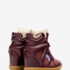 Bekett Leder-Sneaker mit Keilabsatz