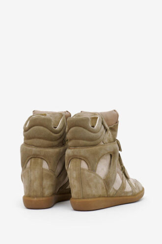 Bekett Leder-Sneaker mit Keilabsatz