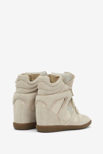 Bekett Leder-Sneaker mit Keilabsatz