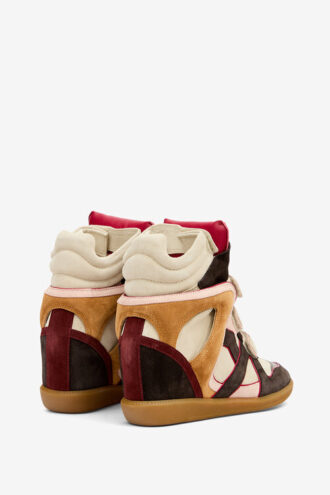 Bekett Leder-Sneaker mit Keilabsatz
