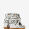 Bekett Leder-Sneaker mit Keilabsatz