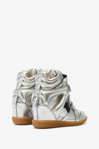 Bekett Leder-Sneaker mit Keilabsatz
