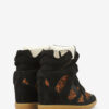 Bekett Leder-Sneaker mit Keilabsatz
