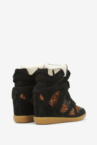Bekett Leder-Sneaker mit Keilabsatz