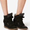 Bekett Leder-Sneaker mit Keilabsatz
