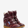 Bekett Leder-Sneaker mit Keilabsatz