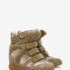 Bekett Leder-Sneaker mit Keilabsatz