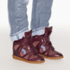 Bekett Leder-Sneaker mit Keilabsatz