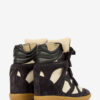 Bekett Sneakers aus Kalbswildleder mit Keilabsatz