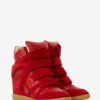 Bekett Sneakers aus Kalbswildleder mit Keilabsatz
