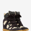 Bekett Sneakers aus Kalbswildleder mit Keilabsatz