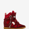 Bekett Sneakers mit Keilabsatz aus Wildleder
