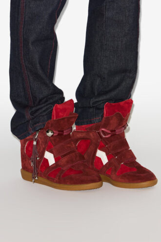 Bekett Sneakers mit Keilabsatz aus Wildleder