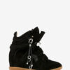 Bekett Sneakers mit Nieten und Keilabsatz