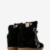 Bekett Sneakers mit Nieten und Keilabsatz