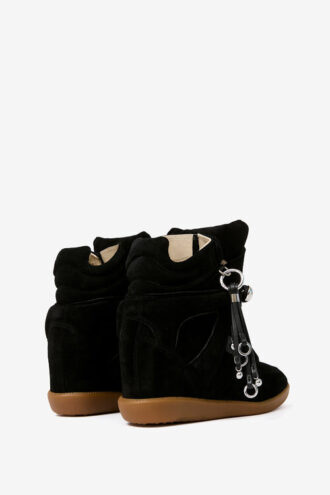 Bekett Sneakers mit Nieten und Keilabsatz