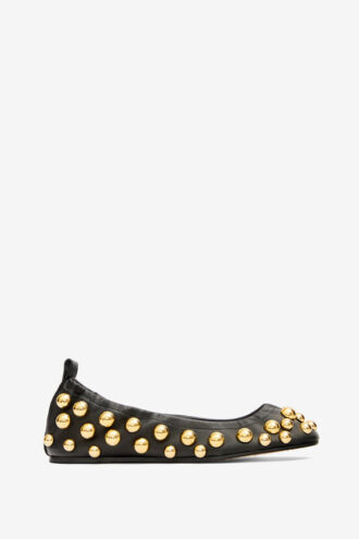 Belna Ballerinas aus Leder mit Nieten