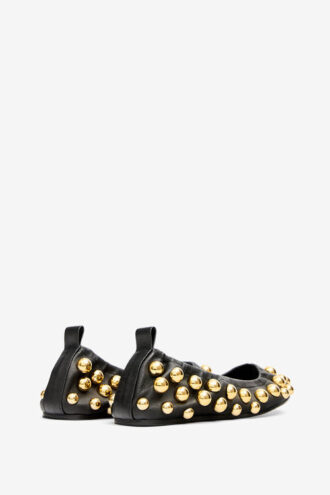 Belna Ballerinas aus Leder mit Nieten