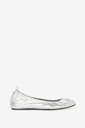 Belna Metallic-Ballettschuhe aus Lammleder