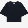 Ben Baumwoll-T-Shirt mit Schulterpolstern