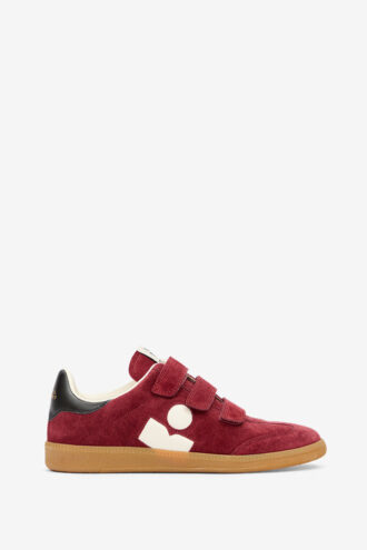 Beth Low-Top-Sneaker aus Wildleder und Kalbsleder
