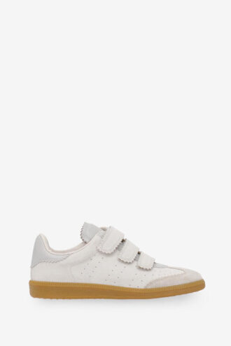 Beth Low-Top-Sneaker aus Wildleder und Kalbsleder