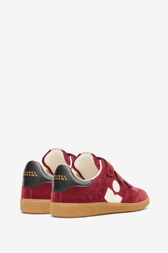 Beth Low-Top-Sneaker aus Wildleder und Kalbsleder