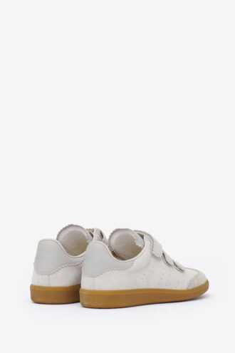 Beth Low-Top-Sneaker aus Wildleder und Kalbsleder