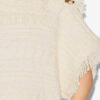 Blanche Strickpullover mit Zopfmuster