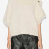 Blanche Strickpullover mit Zopfmuster