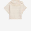 Blanche Strickpullover mit Zopfmuster
