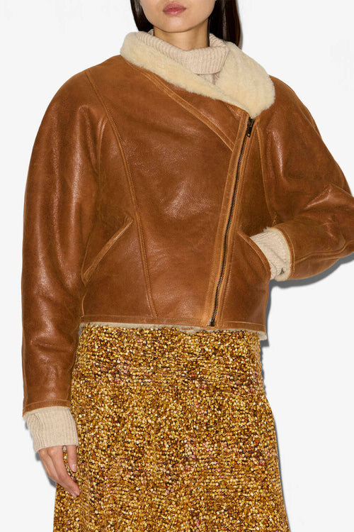 Blondine Lammfelljacke Blondine Lammfelljacke