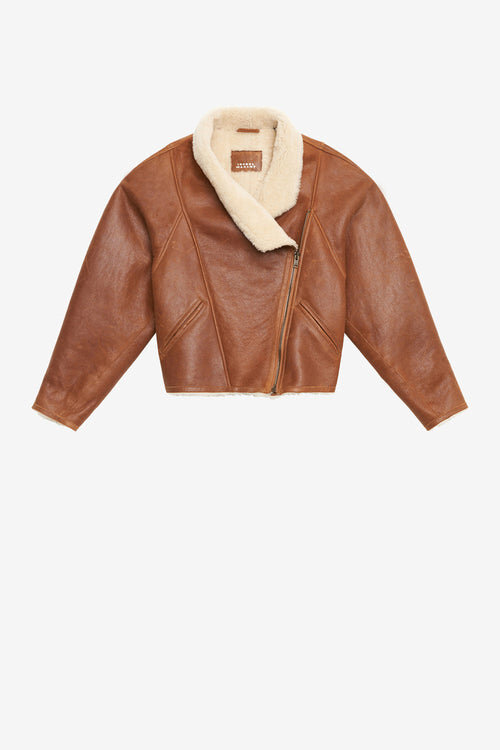 Blondine Lammfelljacke Blondine Lammfelljacke