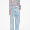 Bluse Maria aus bedrucktem Baumwollvoile Bluse Maria aus bedrucktem Baumwollvoile