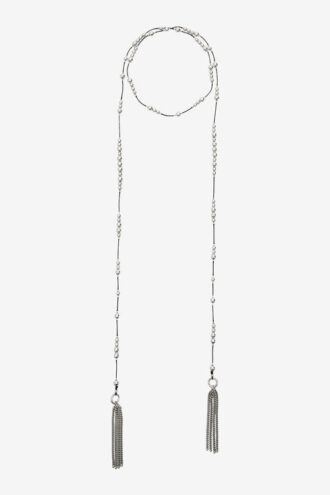 Bob Bead und Pompom Schal