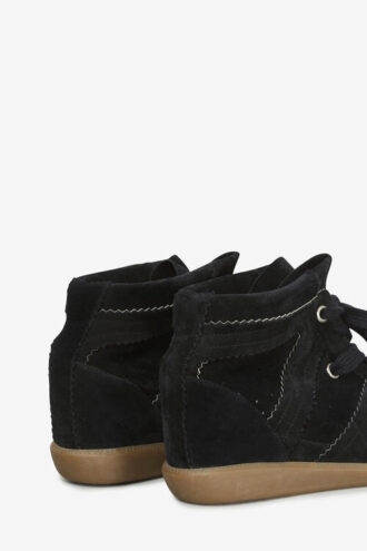 Bobby Sneakers aus Wildleder mit Keilabsatz