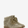 Bobby Sneakers aus Wildleder mit Keilabsatz