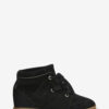 Bobby Sneakers aus Wildleder mit Keilabsatz Bobby Sneakers aus Wildleder mit Keilabsatz