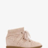 Bobby Sneakers mit Keilabsatz aus perforiertem Wildleder Bobby Sneakers mit Keilabsatz aus perforiertem Wildleder