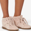 Bobby Sneakers mit Keilabsatz aus perforiertem Wildleder Bobby Sneakers mit Keilabsatz aus perforiertem Wildleder