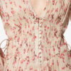 Briane Langes Kleid aus geknittertem Musselin Briane Langes Kleid aus geknittertem Musselin